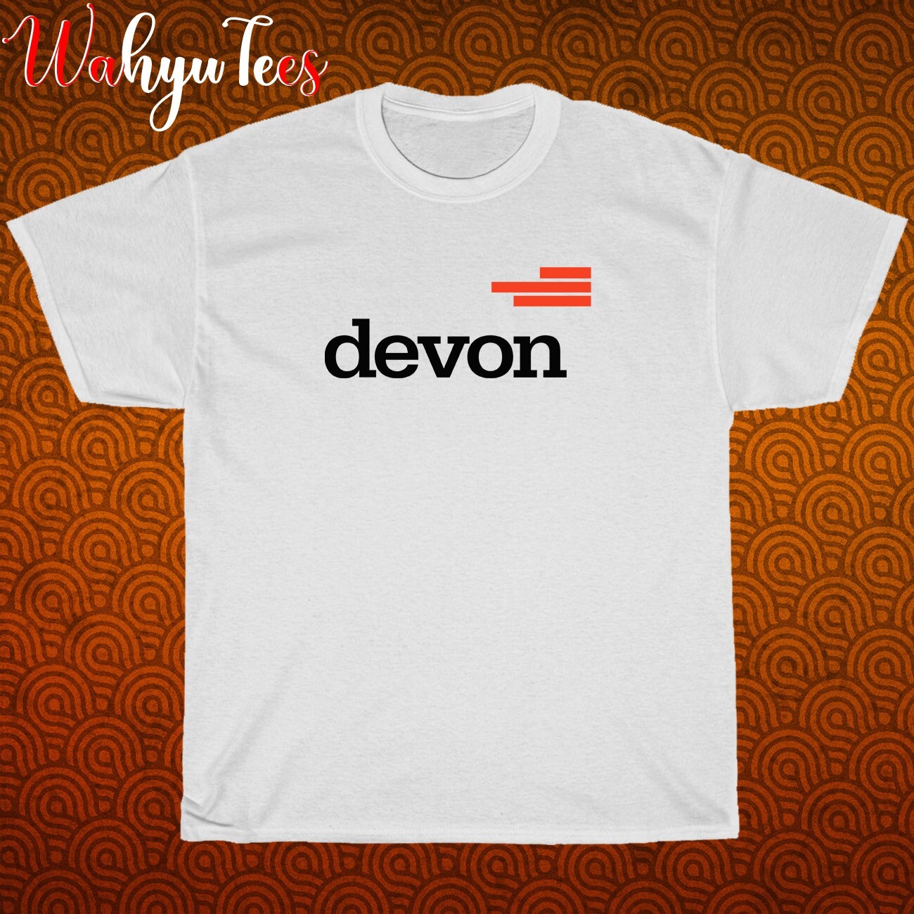 New Devon Energy Logo Black/Grey/Navy/White Size S-5XL Unisex T-Shirt