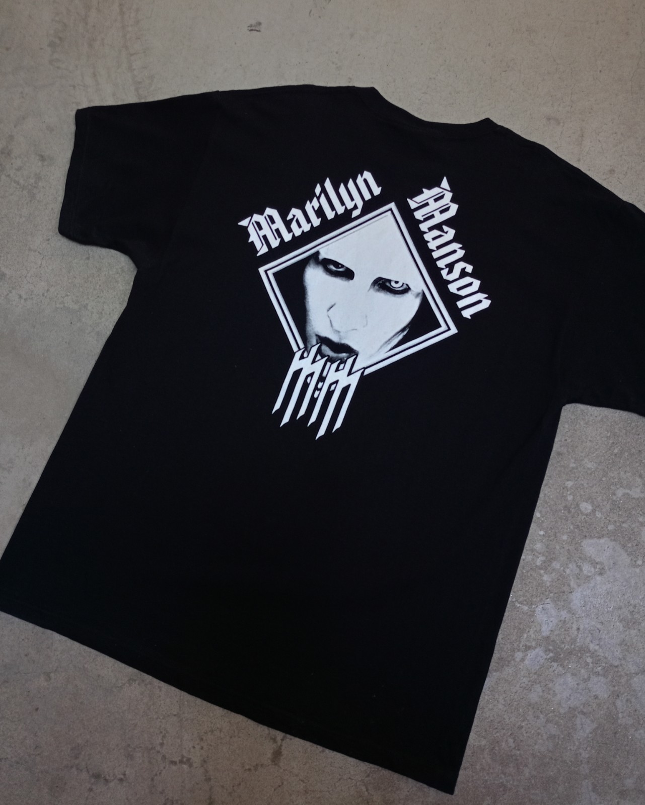 VINTAGE 2003 MARILYN MANSON T-SHIRT – THE GOLDEN AGE OF GROTESQUE-XL-MINT FOTL
