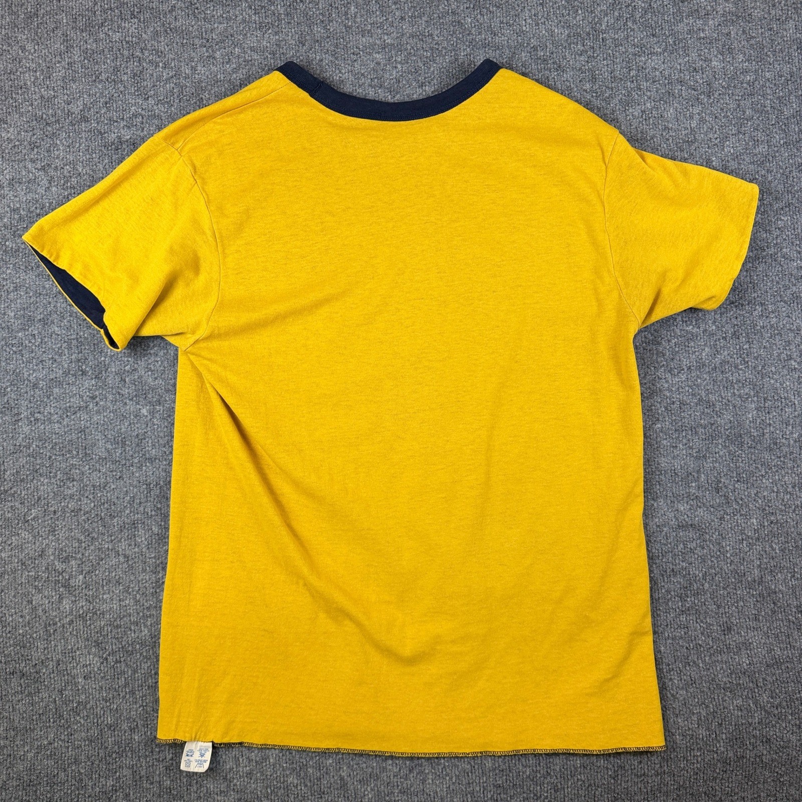 Vintage Champion Double Face T Shirt Mens L Reversible Phys Ed Made in USA 80s