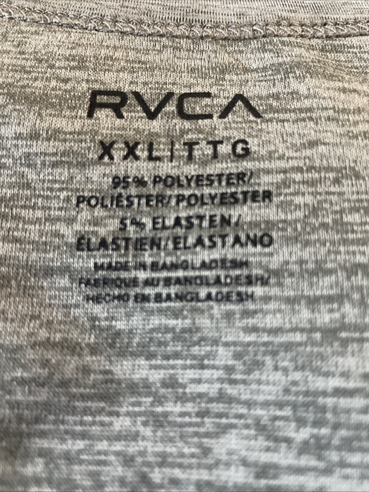 New RVCA Sport Active Tank Top Gym Running Street Style Men’s Shirt Size XXL