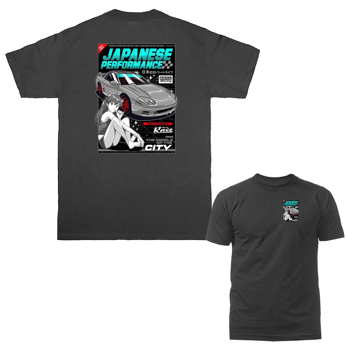 Japanese Performance Streetwear Imported Tuned Custom JDM Sports Car T-shirt