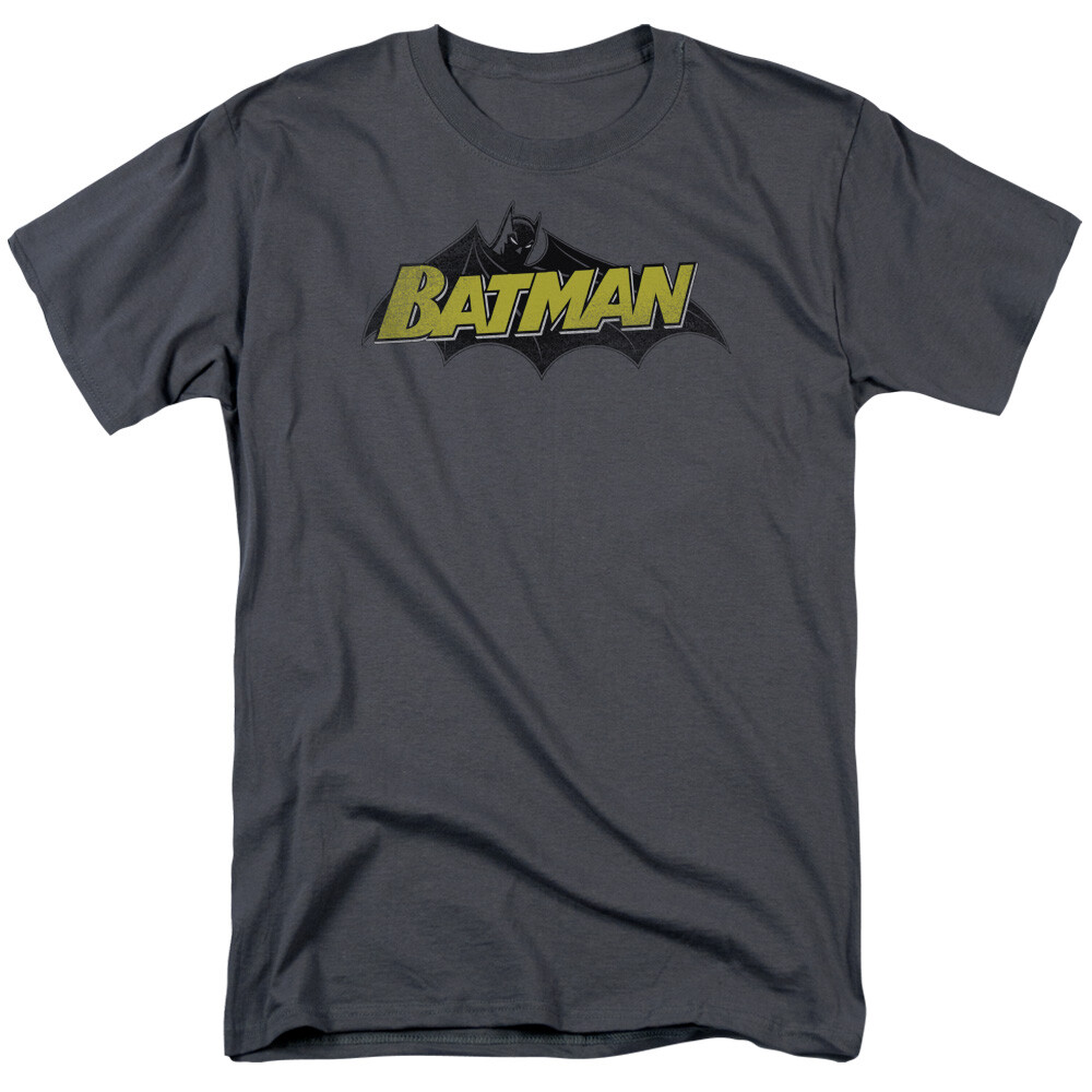 Batman Classic Comic Logo DC Comics Licensed Adult T-Shirt