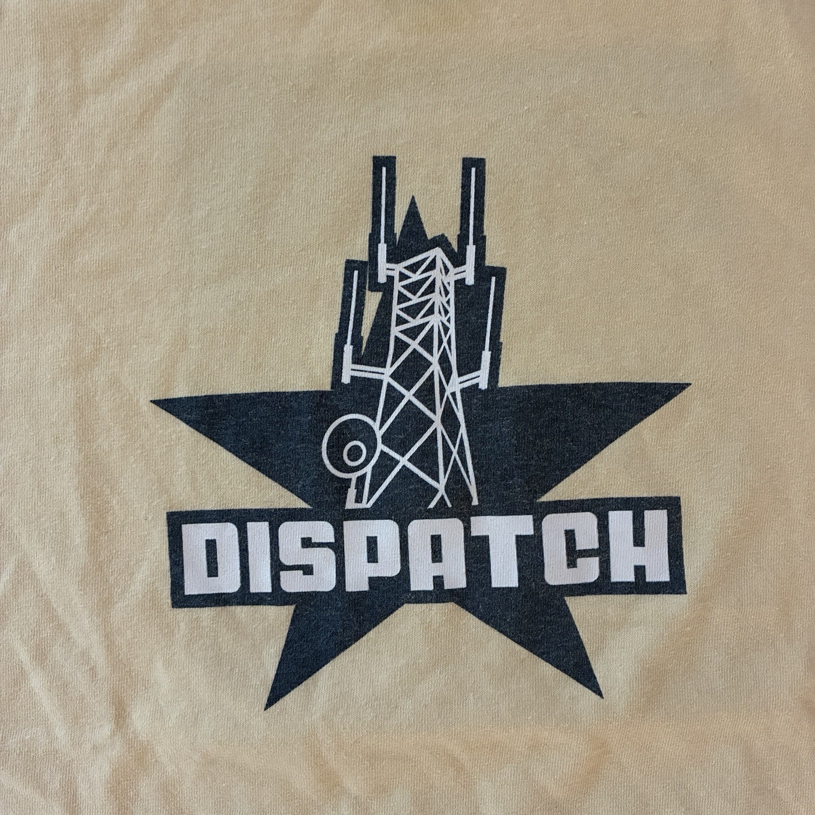 Vintage Dispatch Bomber Records 2001 2002 Tour Shirt Anvil Large Band Tee Rare
