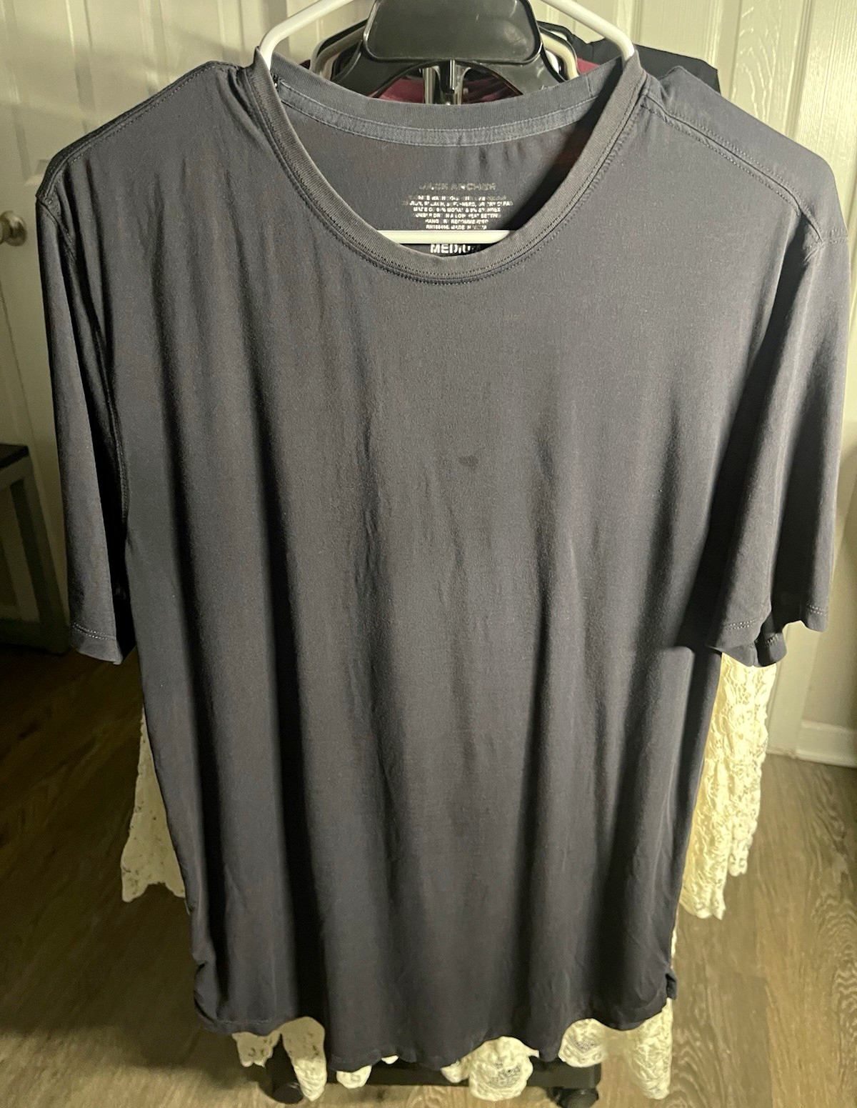 Jack Archer Black Anytime T Shirt Men’s M Curved Hem Luxury Premium