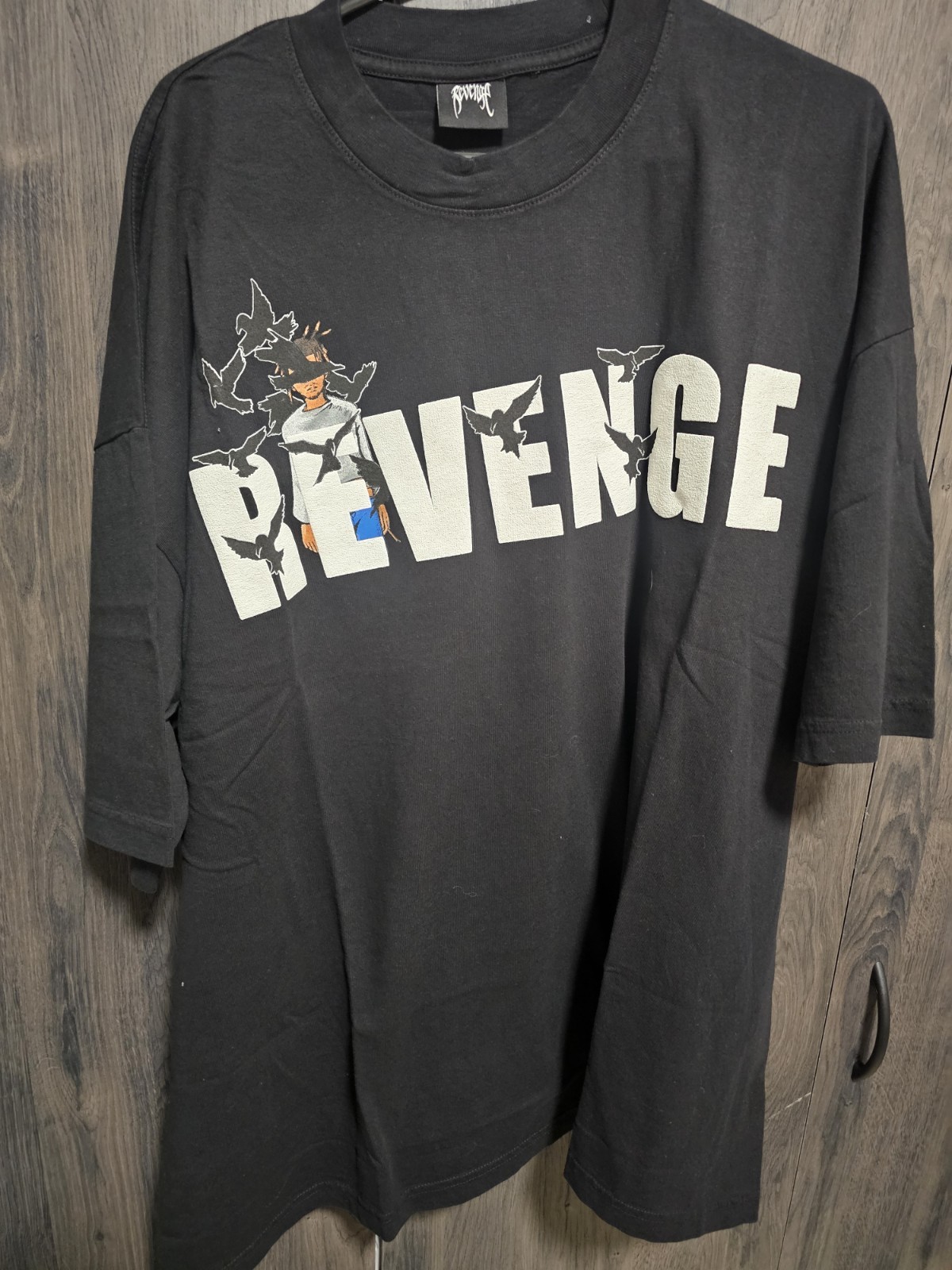 Revenge x Juice WRLD Crows Black Tee