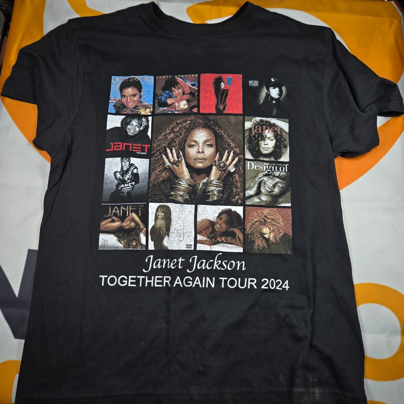 Janet Jackson Together Again Tour 2024 T-Shirt Nelly Concert NWOT Multi-Size