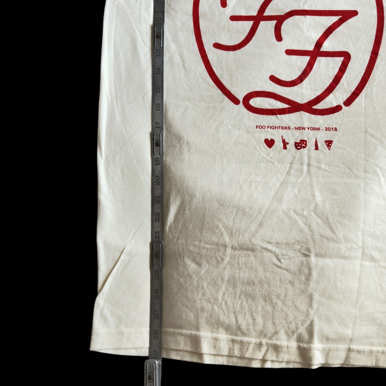Foo Fighters Madison Square Garden Concert T-Shirt NYC 2018 Large J Variation