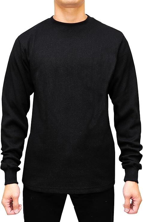 Access Men’s Heavyweight Long Sleeve Thermal Crew Neck Top