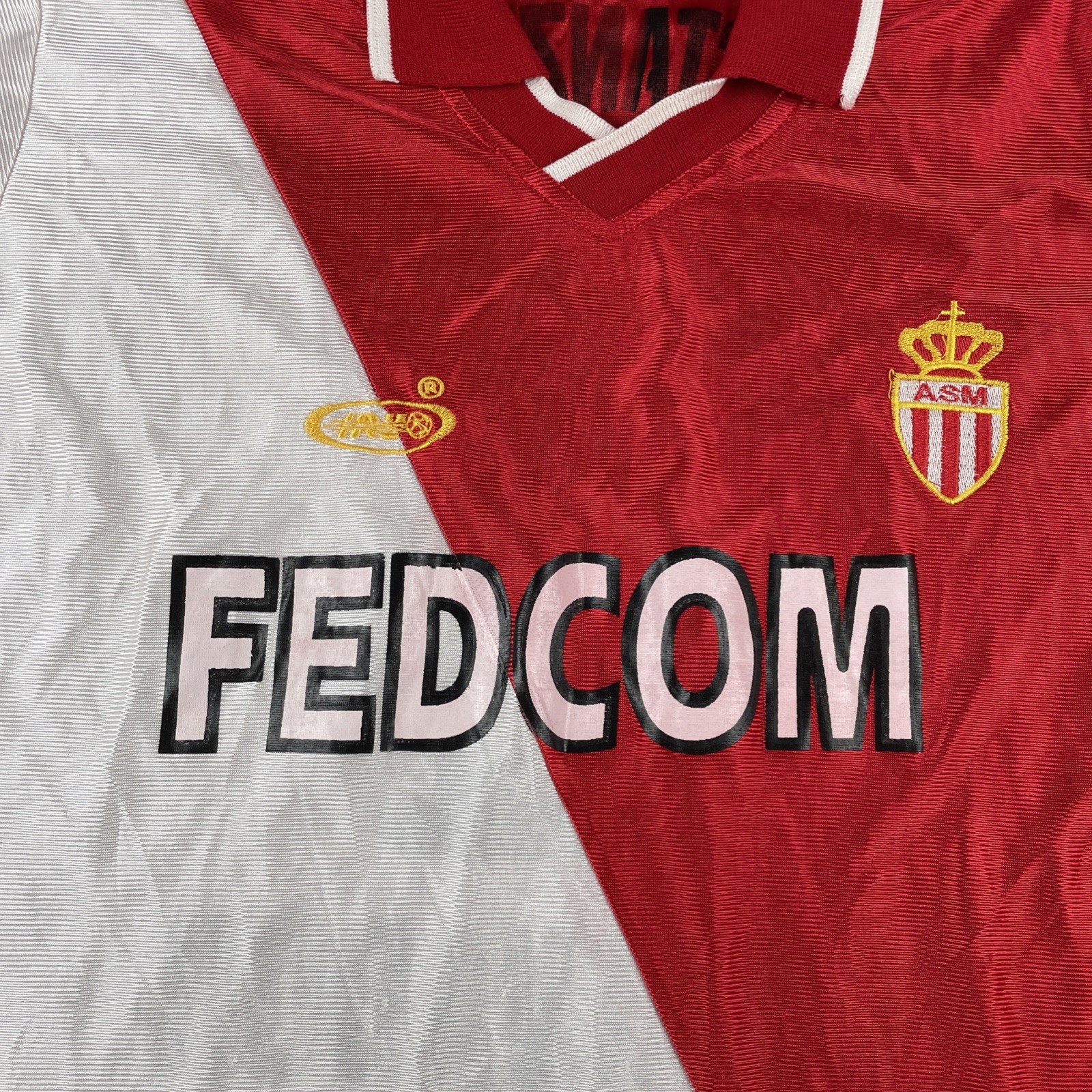 Vintage F.C. Estanzuelas Futbol Club El Salvador XL Red Jersey #4 ASM Fed-com