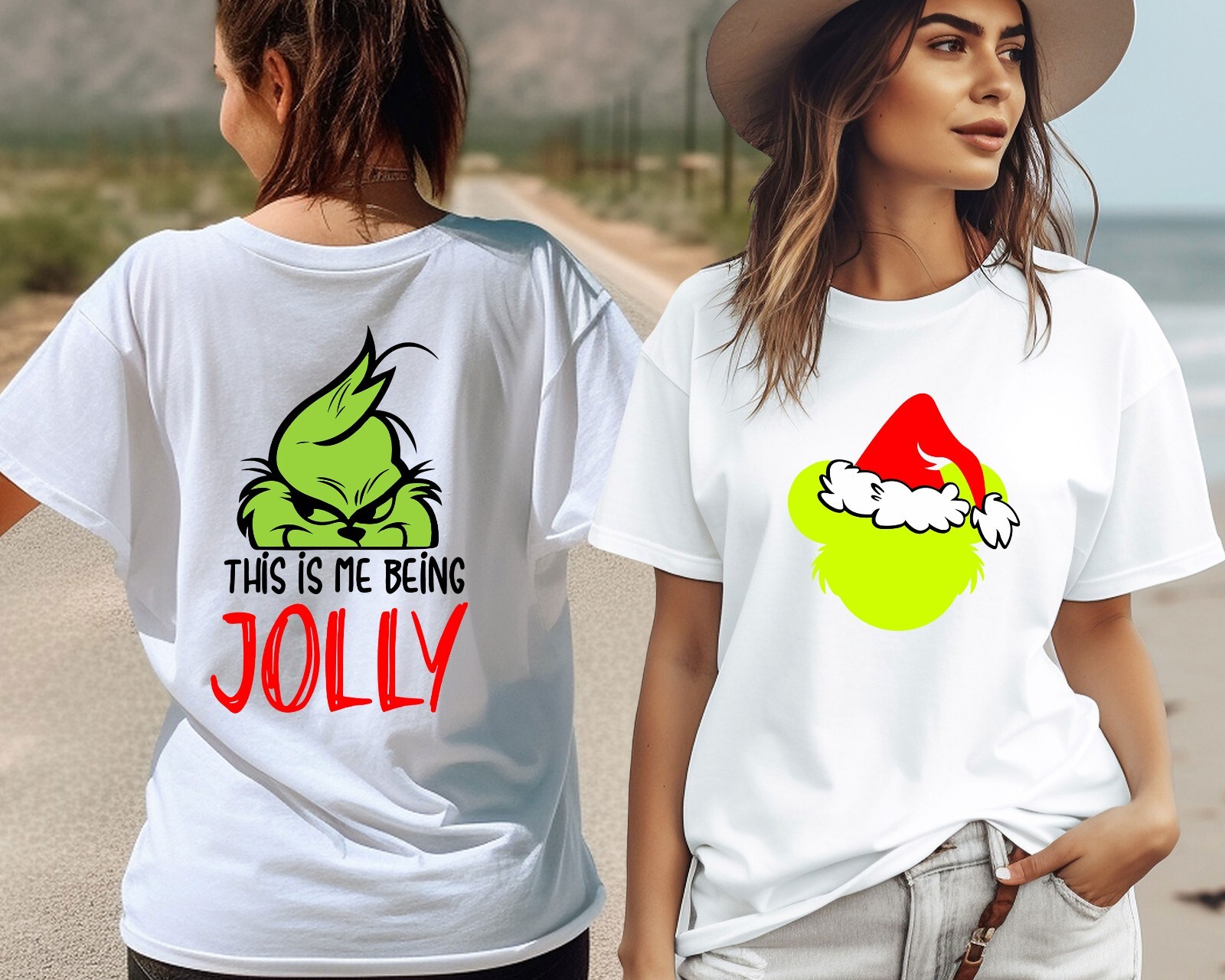 This Is Me Being Jolly Shirt, Christmas T-Shirt, Grinch Tee, Christmas Gift Tee