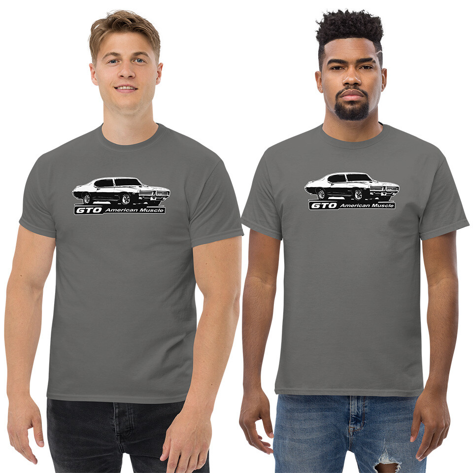 1969 Pontiac GTO Mens Muscle Car Enthusiast T-Shirt