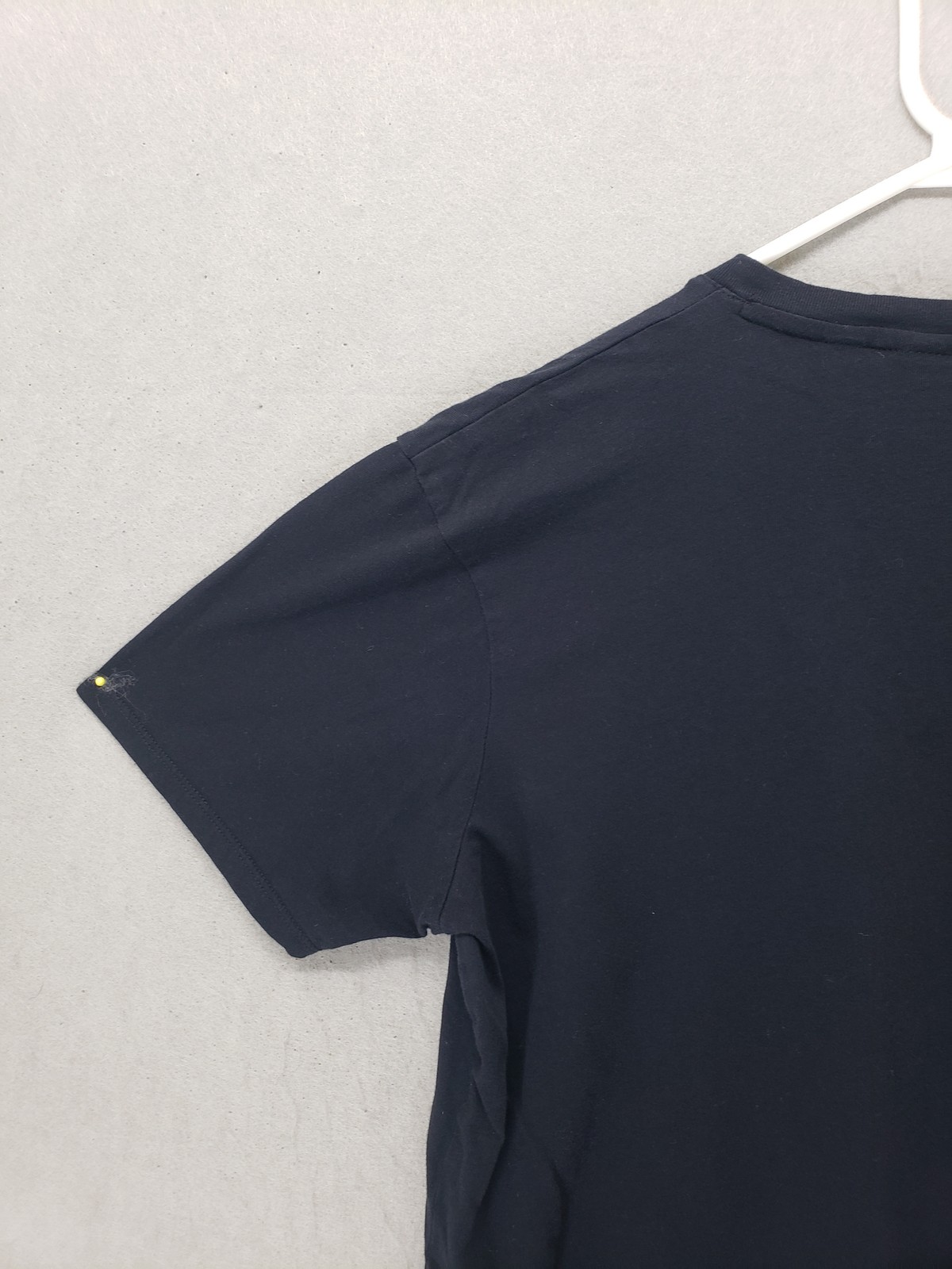 Ben Sherman Shirt Men Medium Black Cotton V Neck Short Sleeve Casual Classic T