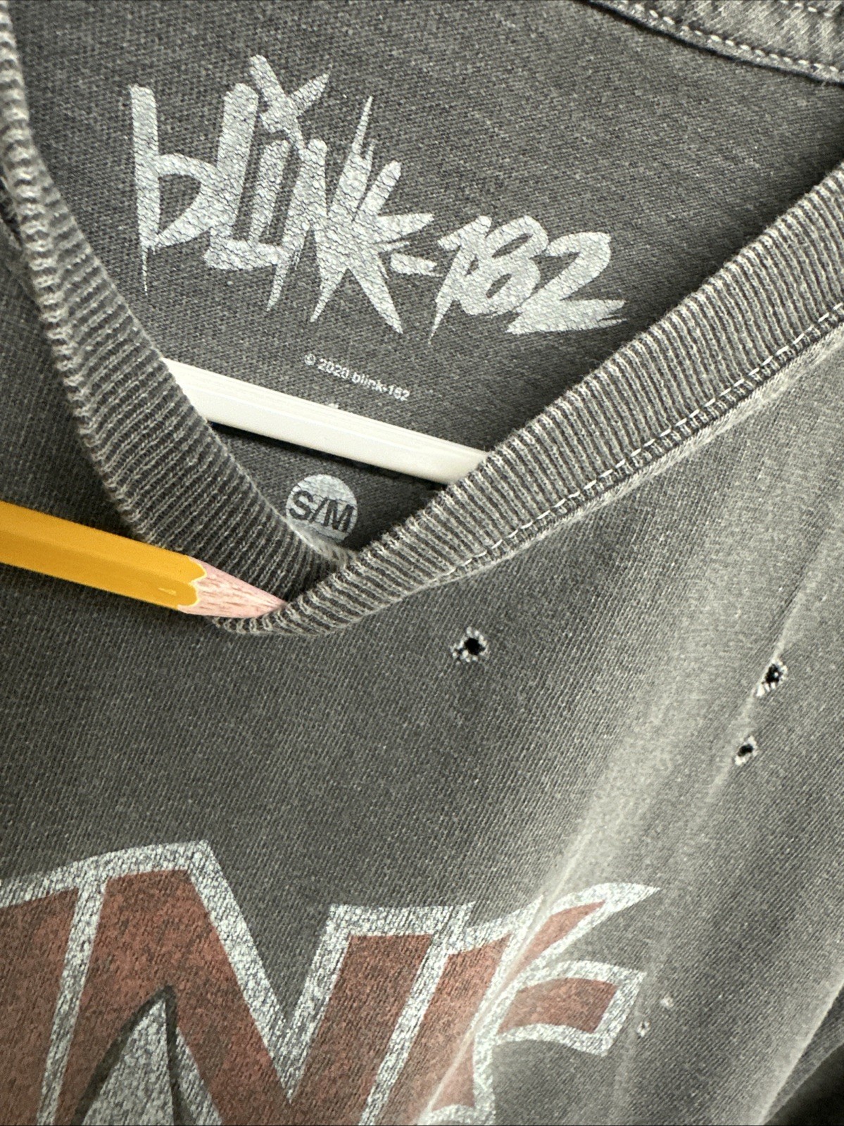 Blink 182 Shirt Original Size S/M Dude Ranch Enema Of The State Cheshire Cat +44
