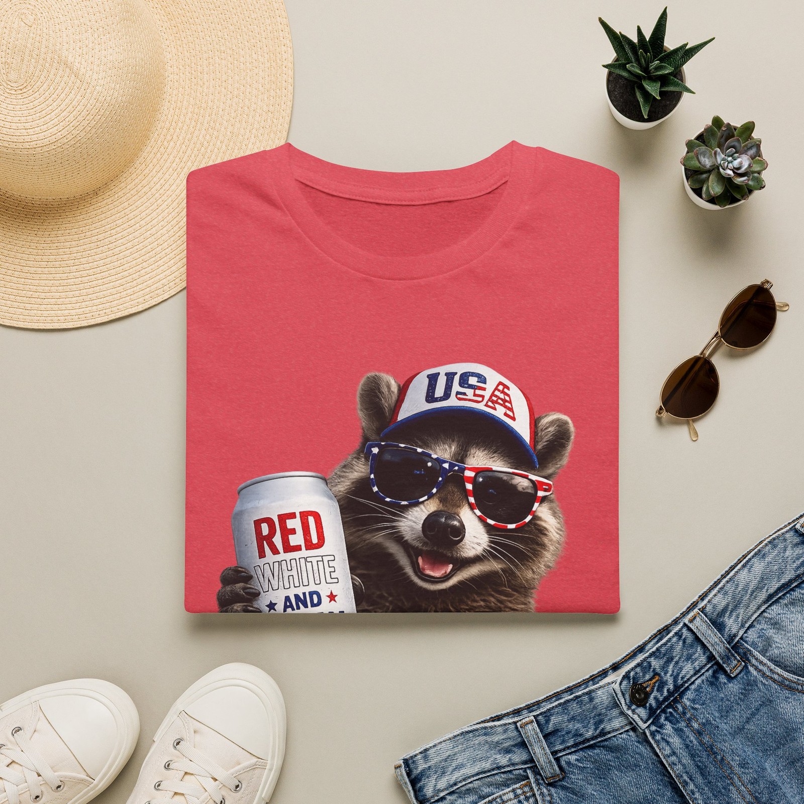 Red, White & Brew! Holiday Shirt – Unisex Softstyle T-Shirt