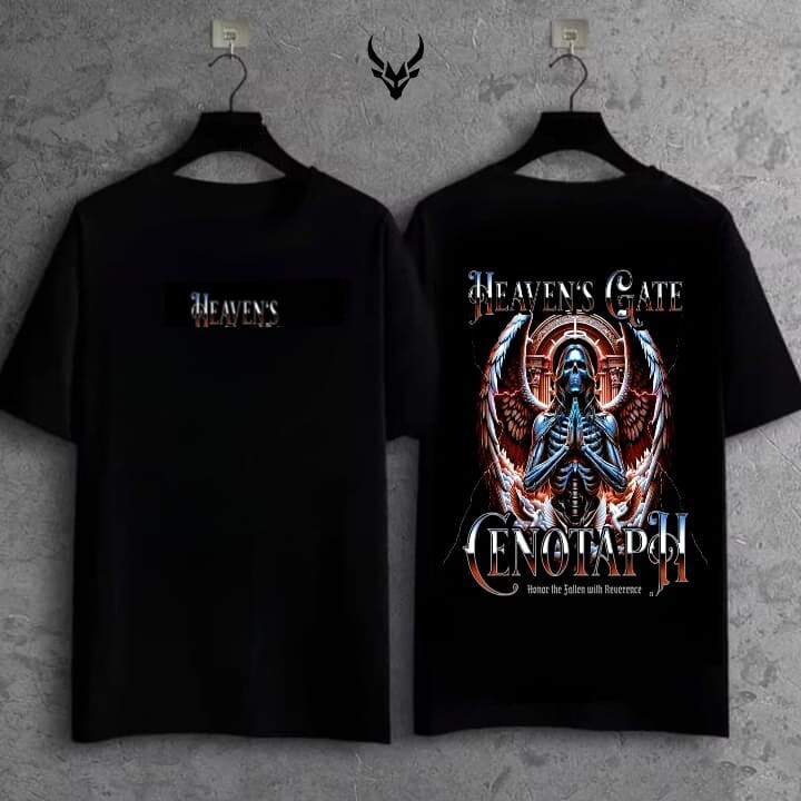Stylish Black T-Shirts with Unique Printed Designs