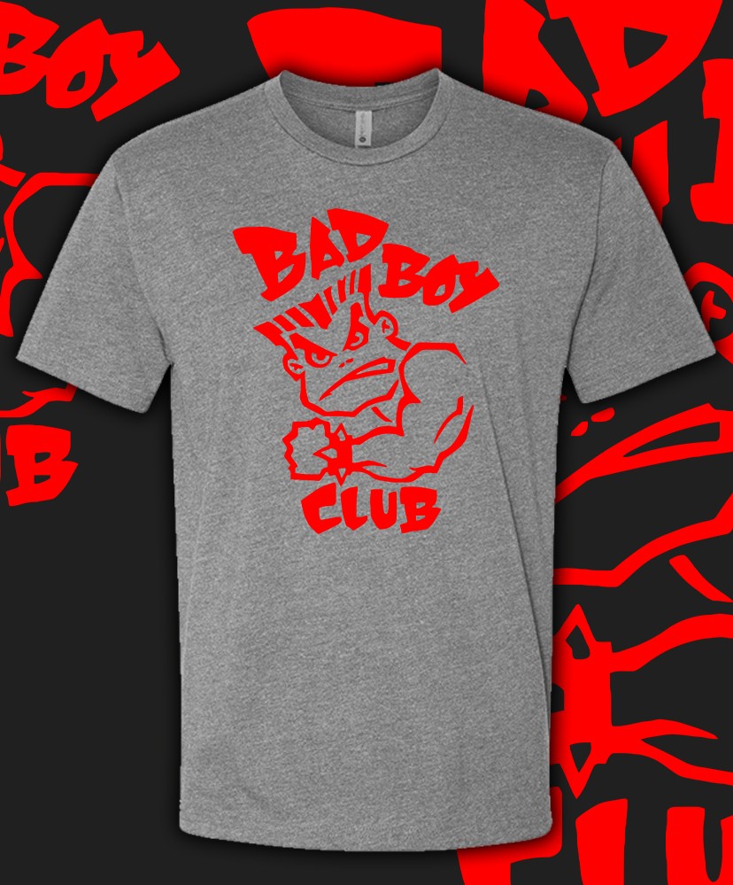 Bad Boy Club Retro Main RED Logo Retro Shirt Fast Ship!