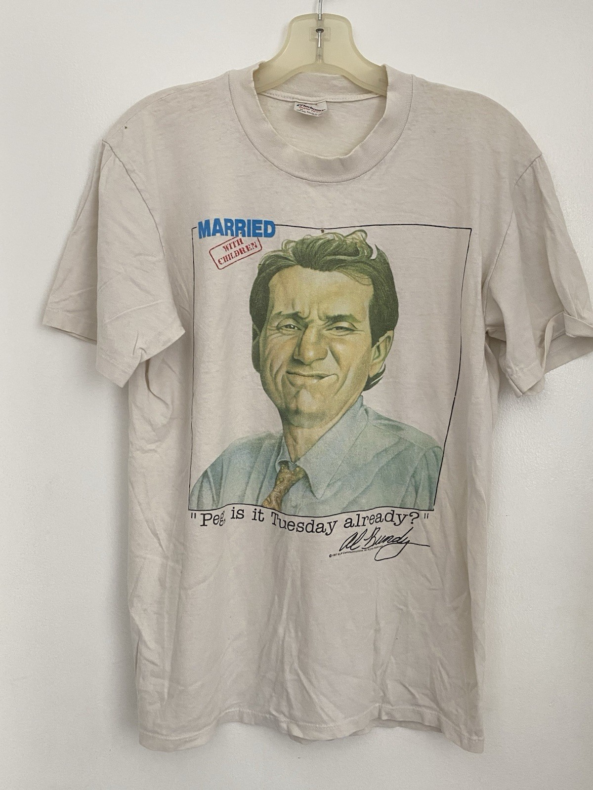 Vintage Married with Children Al Bundy T Shirt sz M TV Show Promo 80 USA