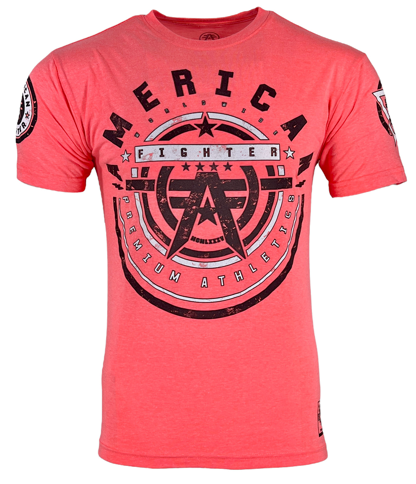 American Fighter Men’s T-shirt GALLOWAY Athletic MMA Pink XS-4XL
