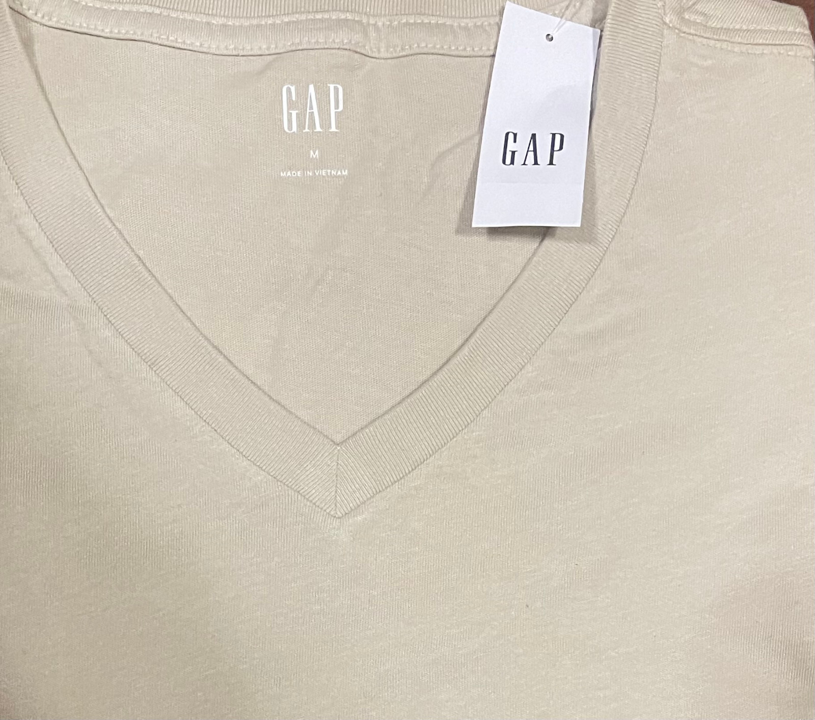 Gap Men’s Short Sleeve Vee Neck Tee Everyday V Neck T-shirt Size S M L XL XXL