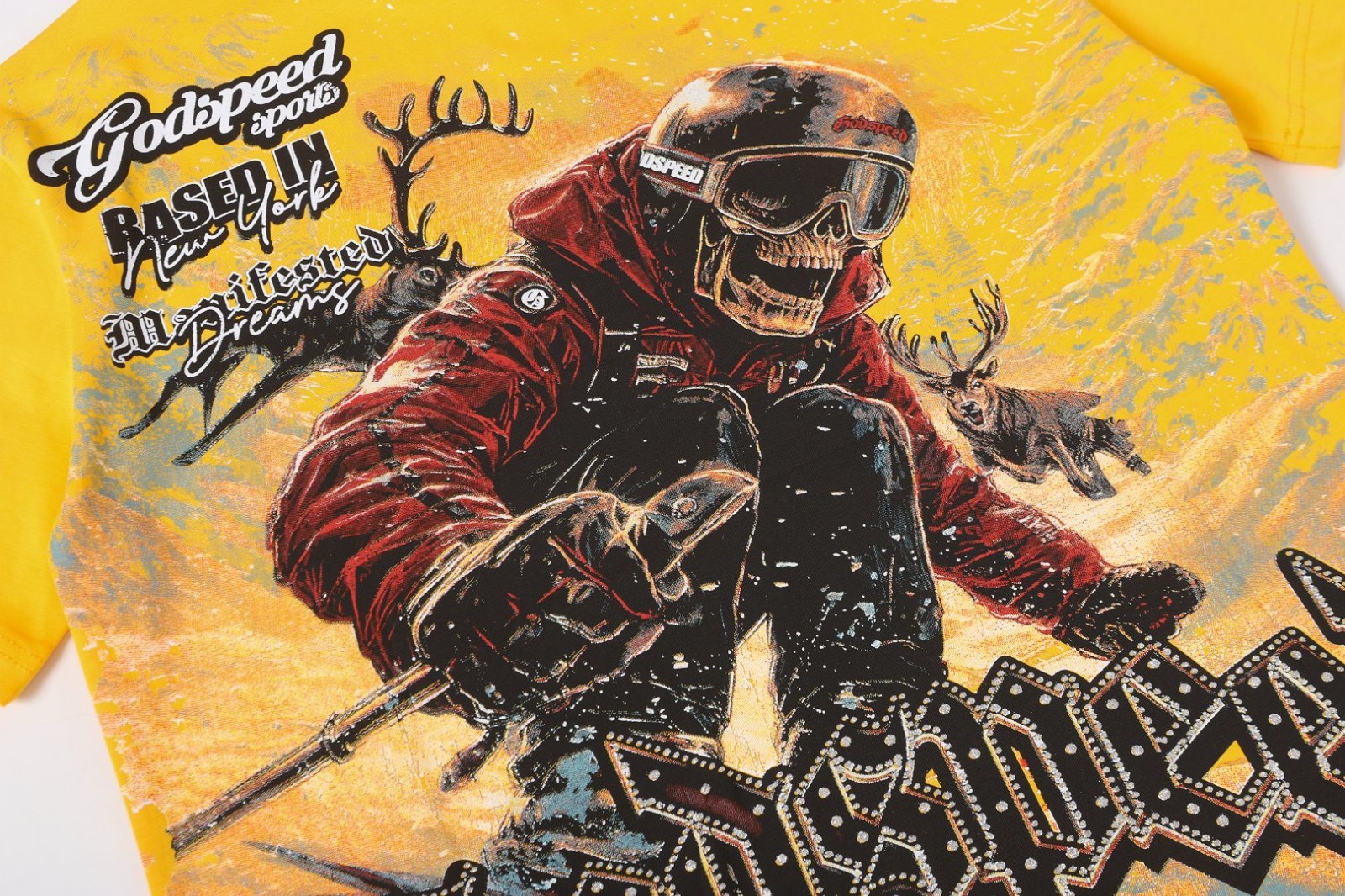 Godspeed t-shirt yellow sale S-M-L-XL