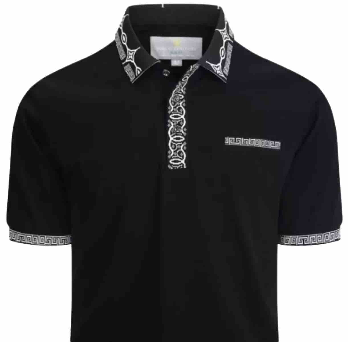 Men’s Luxurious Fine Cotton Polo Shirt,Italian Style,Stretch M to 3XL….A18.A