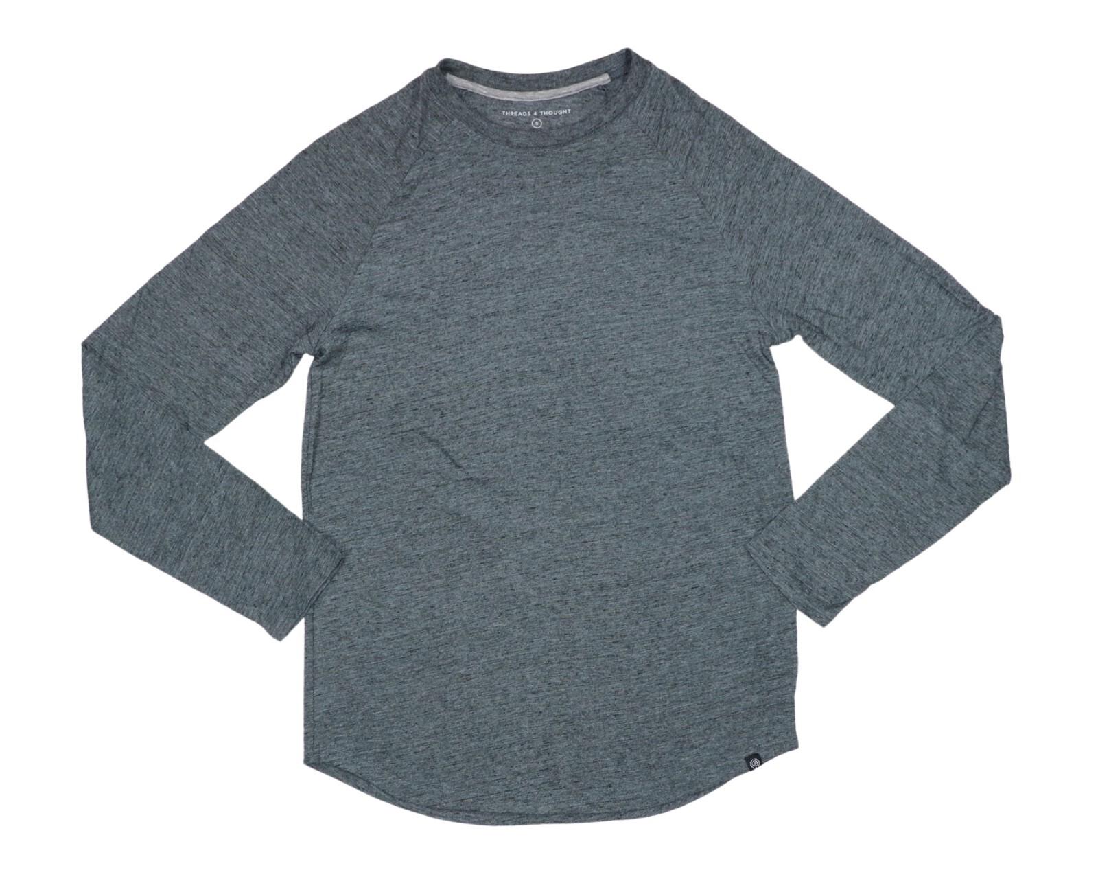 Threads 4 Thought Long Sleeve Crew Neck Men’s Raglan T-Shirt S NWT Grey