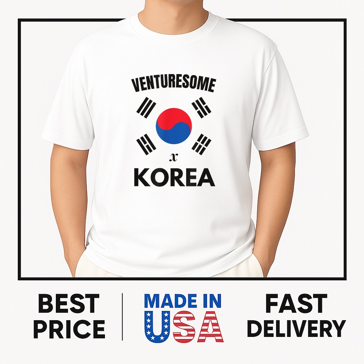x Korea – South Korean Flag Travel Shirt T-Shirt HOT ITEM