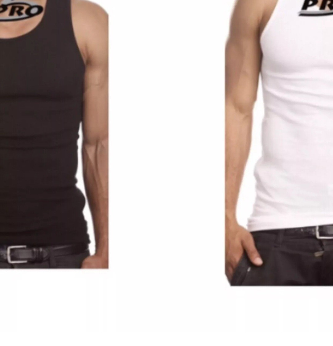 3-PACK PRO 5 MENS A-SHIRTS COTTON UNDER SHIRT WIFE BEATER S-5XL