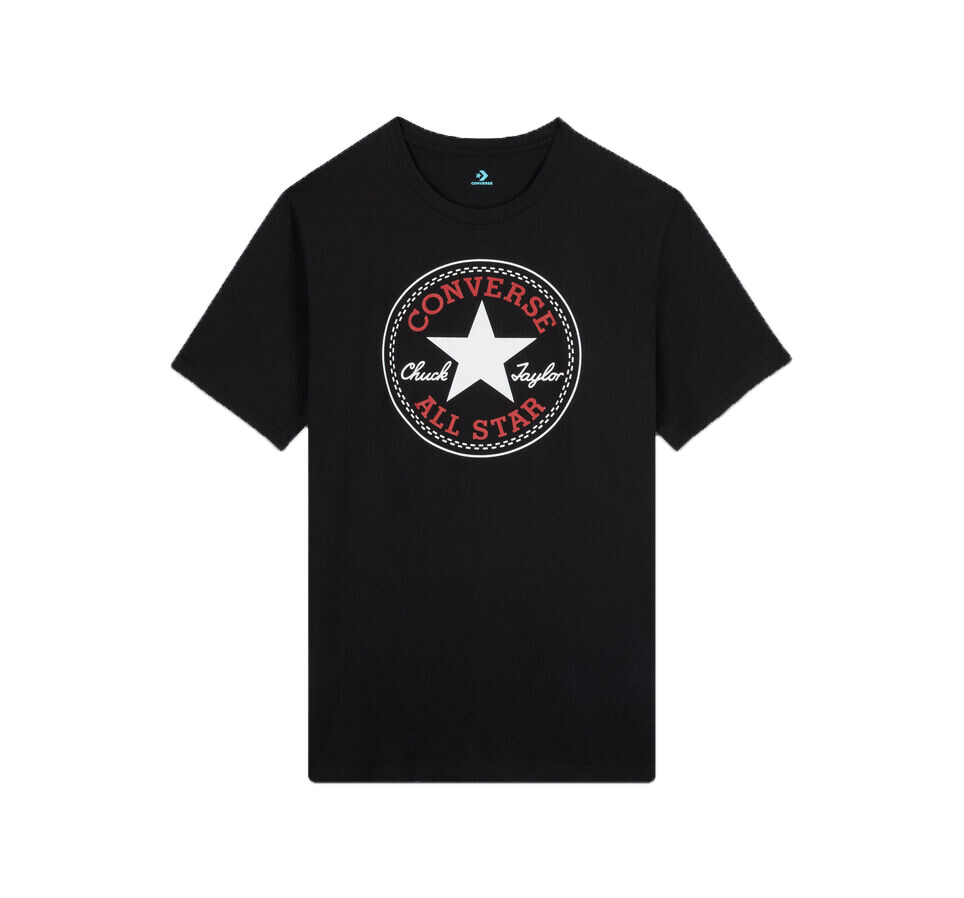 NWT Converse Men SS Crew T-Shirt Tee “ALL STAR CHUCK TAYLOR PATCH EDITION”