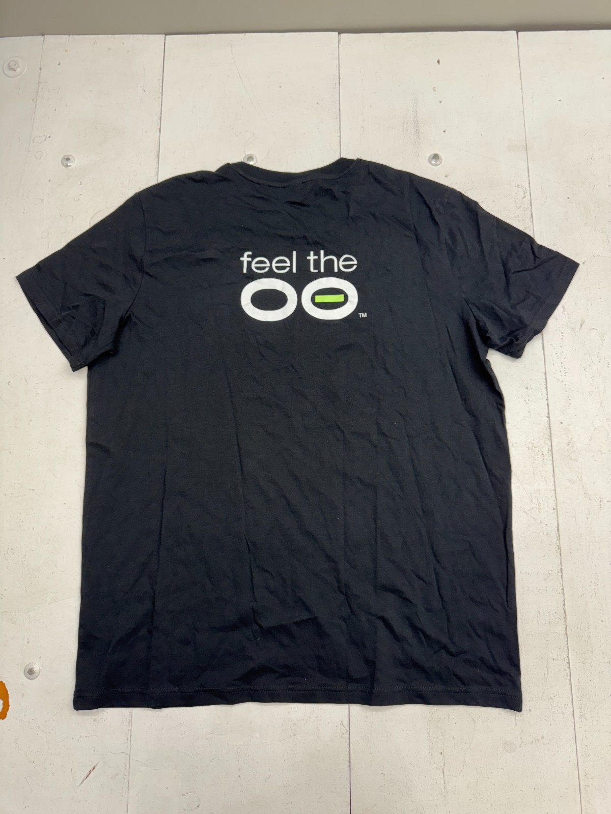 Stanley/Stella Black “oofos” Print Short Sleeve T Shirt Mens Size XLarge NEW