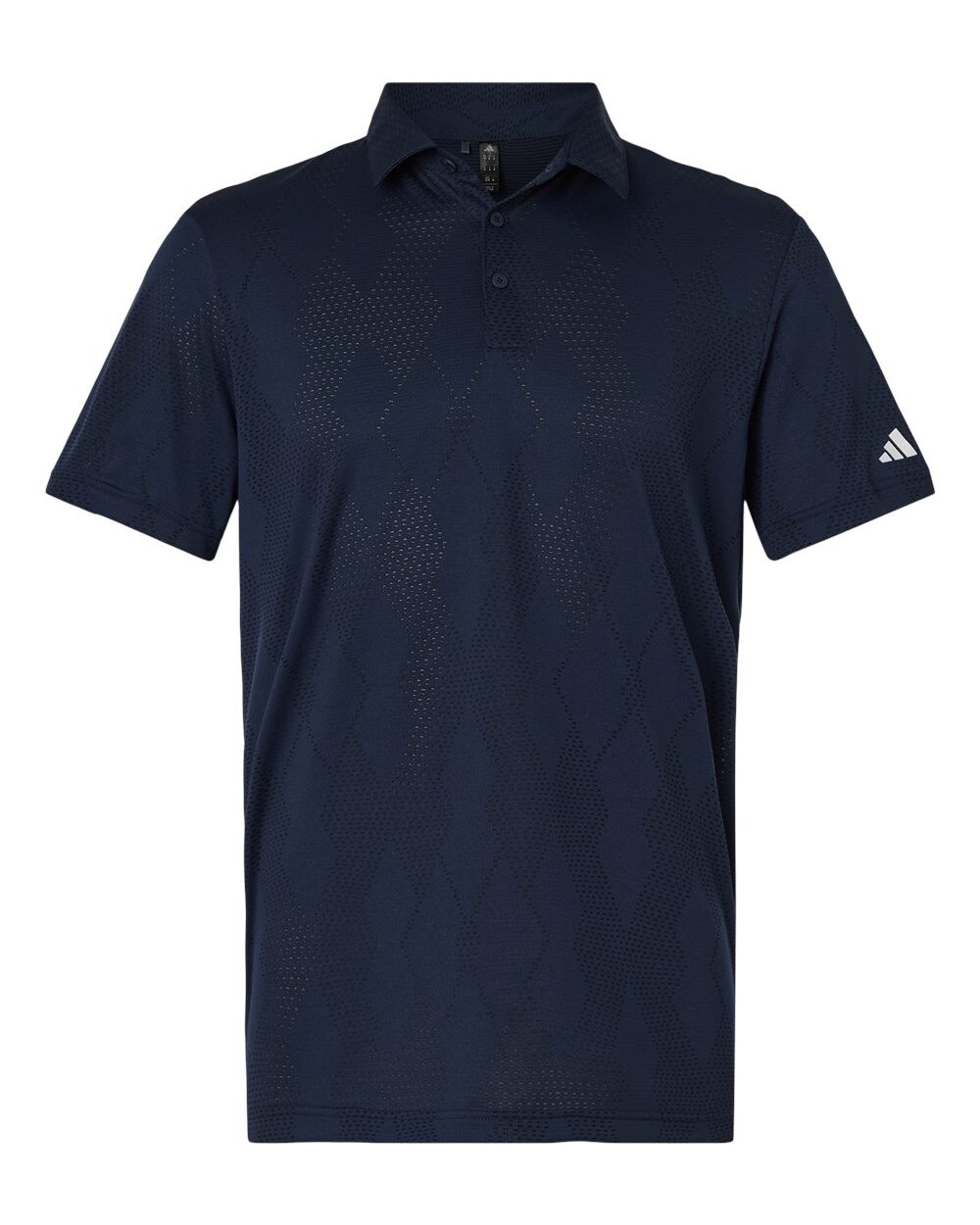 ADIDAS Golf Men’s S-3XL Ultimate Textured Diamond Jacquard Polo Sports Shirt