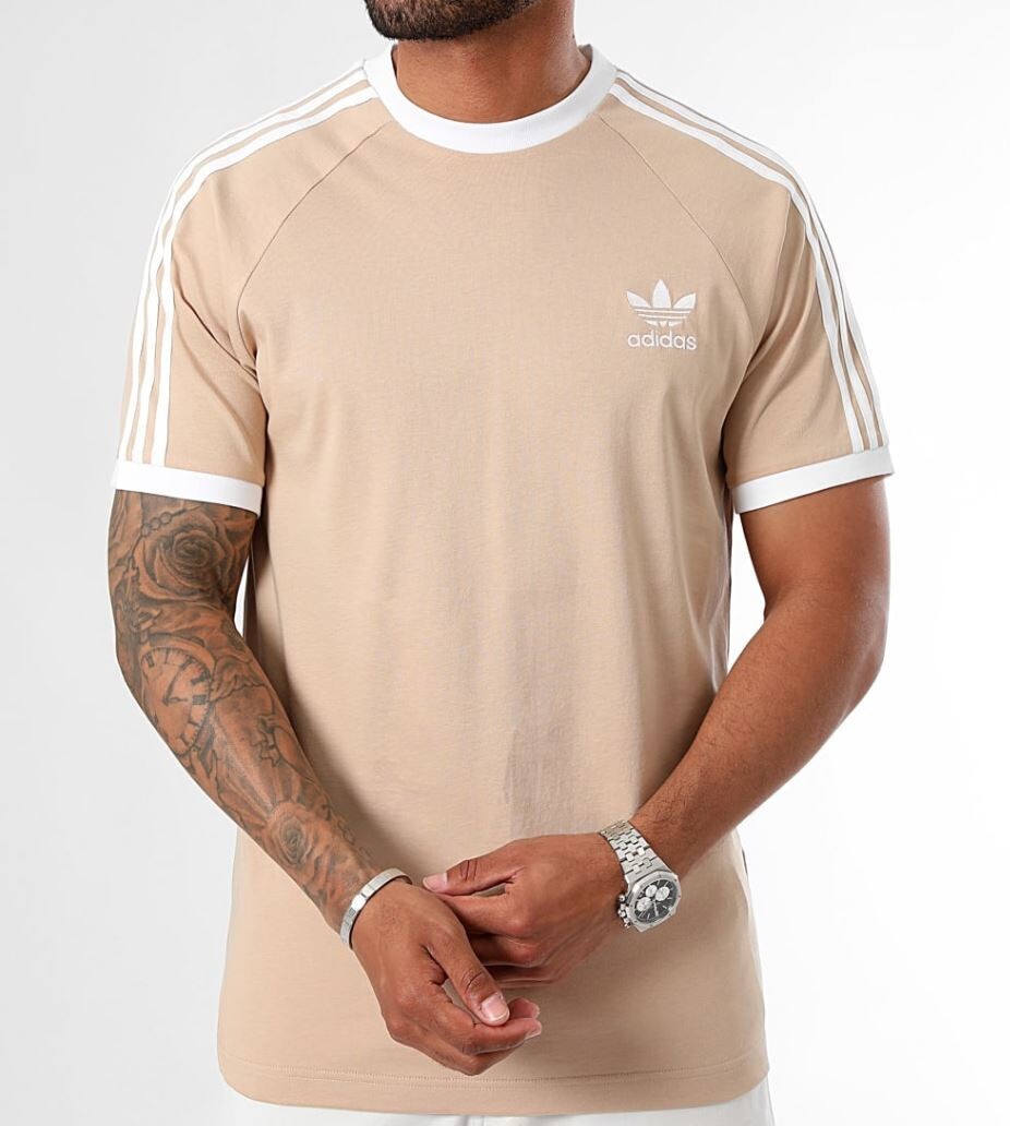 NEW MENS ADIDAS ORIGINALS CALIFORNIA 3 STRIPES TREFOIL SHIRT ~SIZE XL #IZ2366