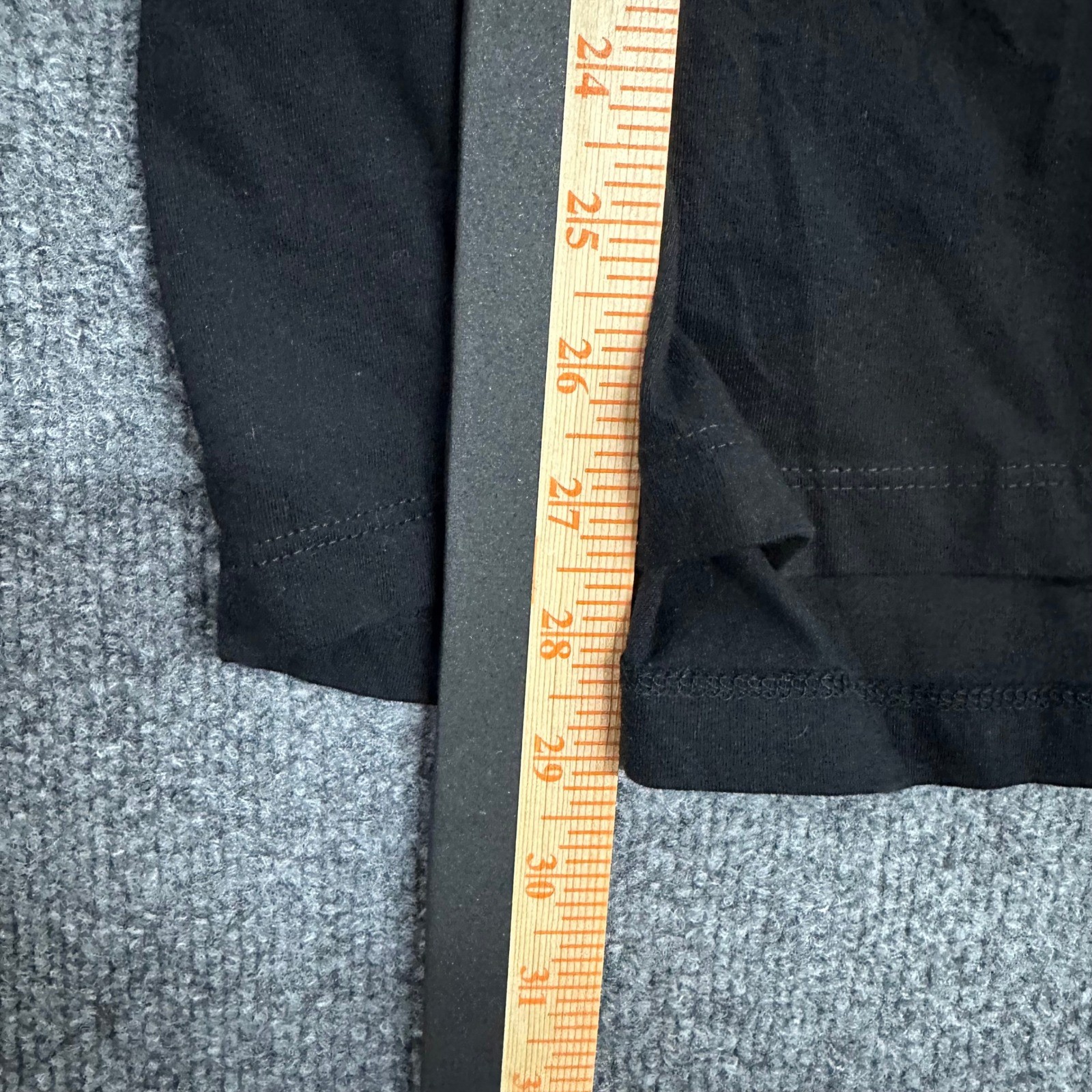 Michael Kors T-Shirt Mens Size M Black Logo Tape Sleeve Crew Neck Casual Tee