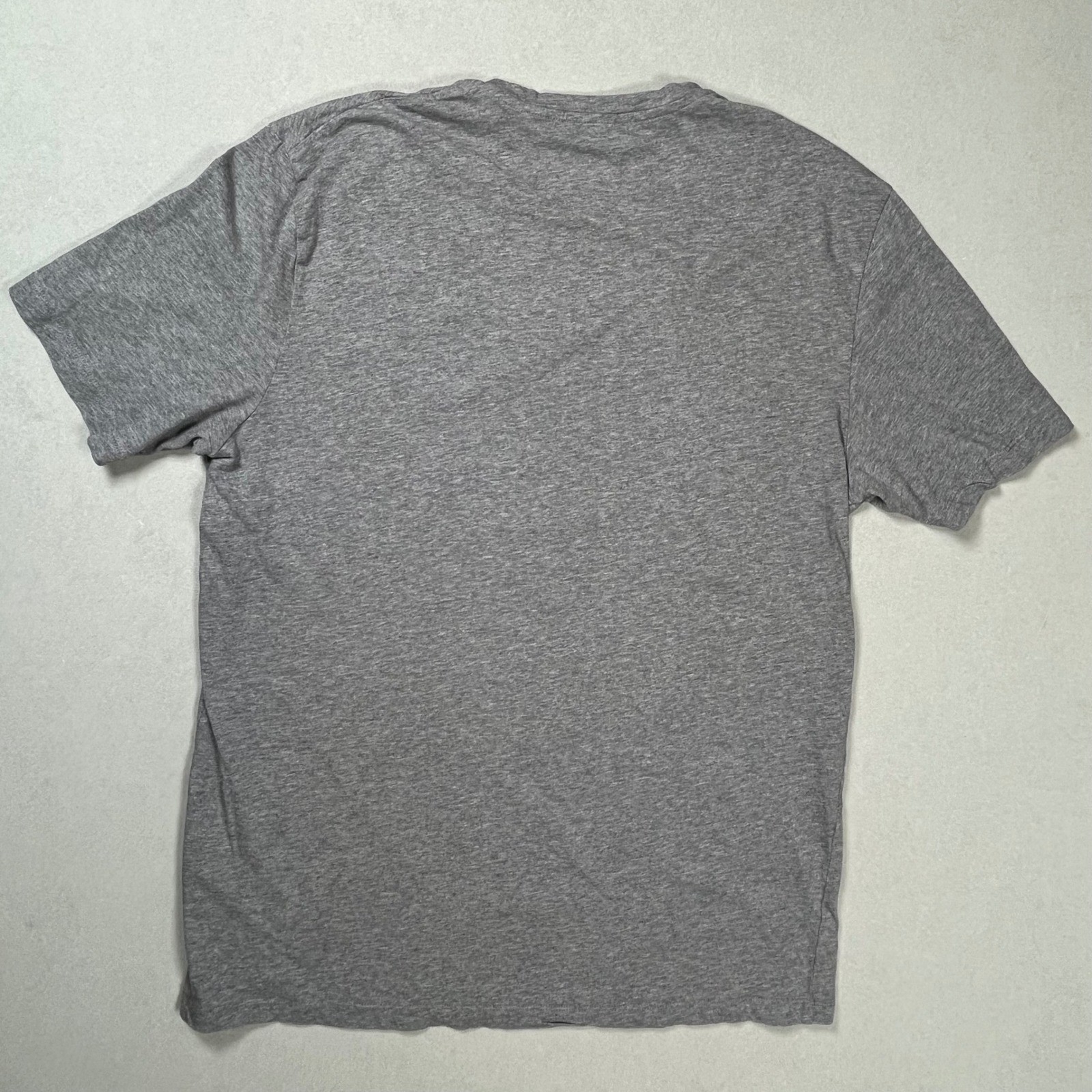 COS Scoop Neck T-Shirt Mens Medium Grey Heathered Cotton Minimalist Tee Casual