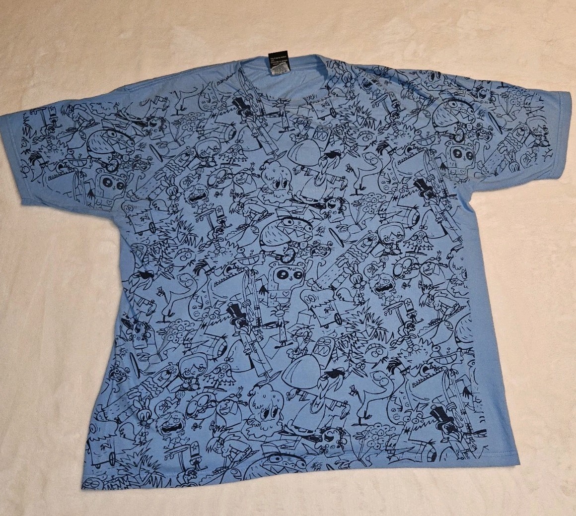 Vintage Cartoon Network Fosters Home For Imaginary Friends Shirt 2XL Blemishes