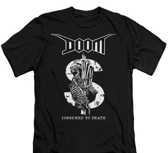 Doom – Consumed To Death T-Shirt, Music Band Indie Rock Punk Gothic Unisex tee