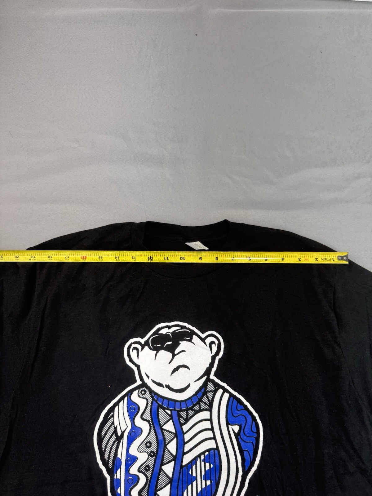 Jordan 9 UNC Midnight Navy Black Shirt Match BIG Bear Tee Size Large Graphic NEW