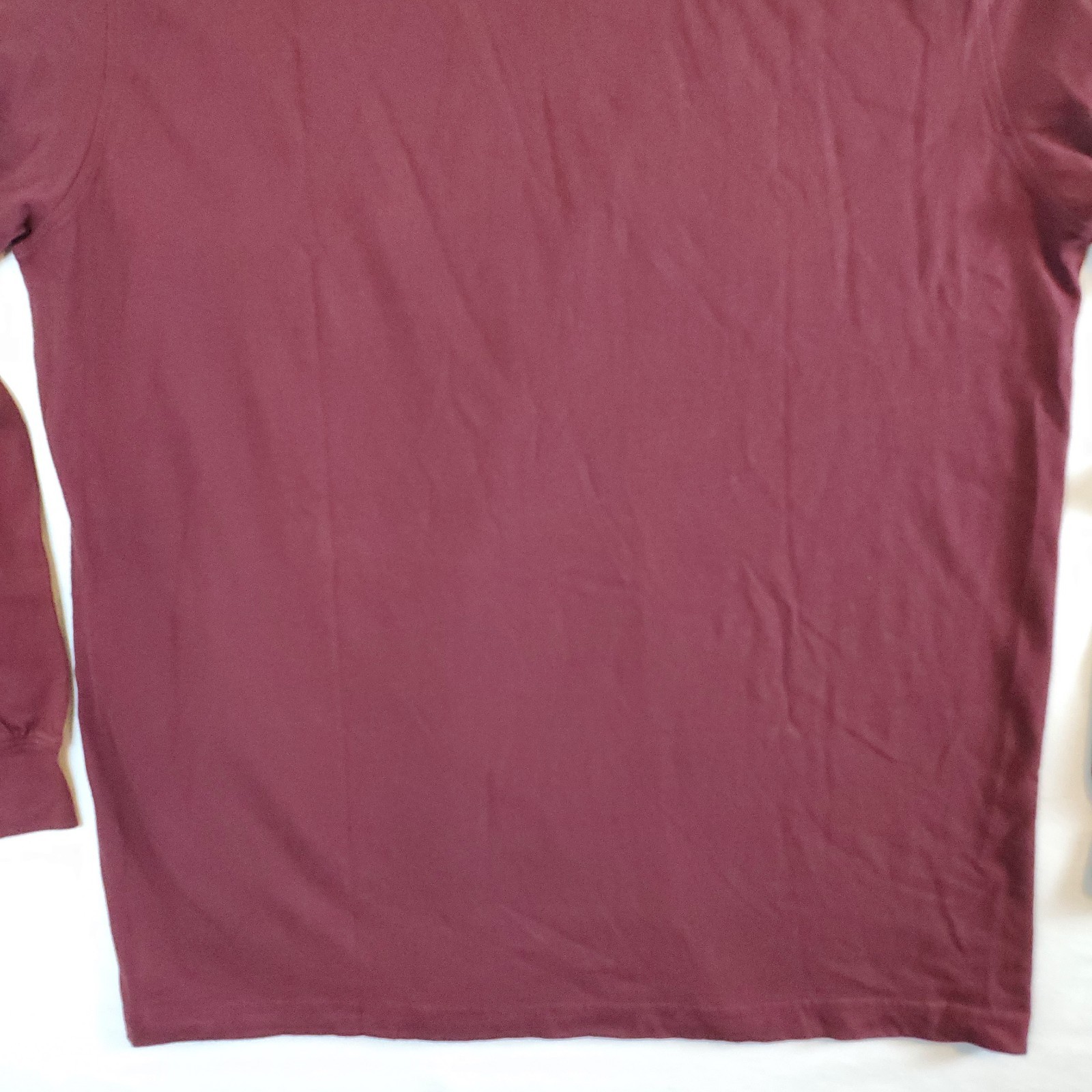 Cabela’s Maroon Made in Canada – L Reg High Neck TShirt T Shirt Top Hunting
