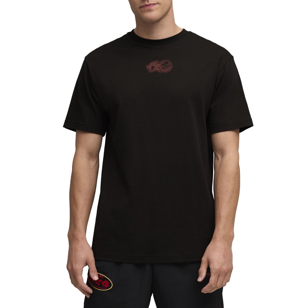PUMA X Sonic The Hedgehog Relaxed Graphic Crew Neck Short Sleeve T-Shirt Mens S