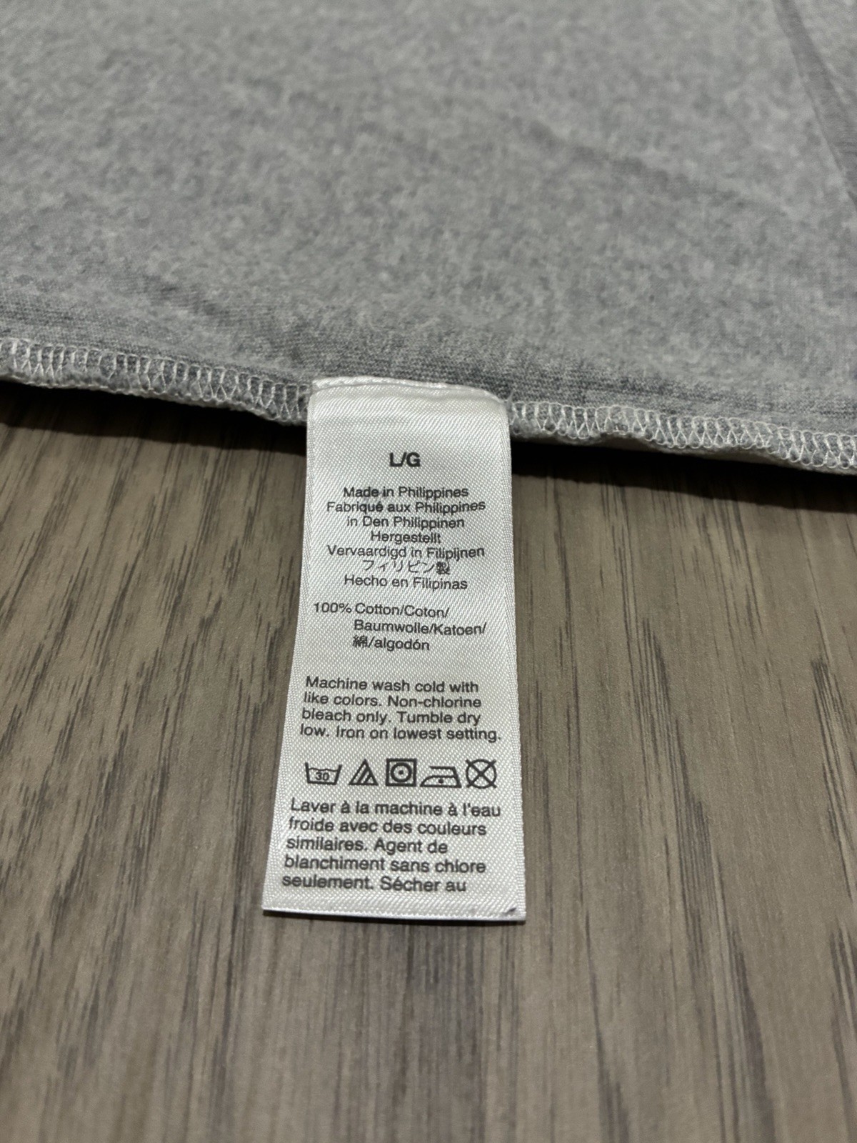 Gray J Crew Classic Colorblock Solid Short Sleeve T Shirt Men’s Size L