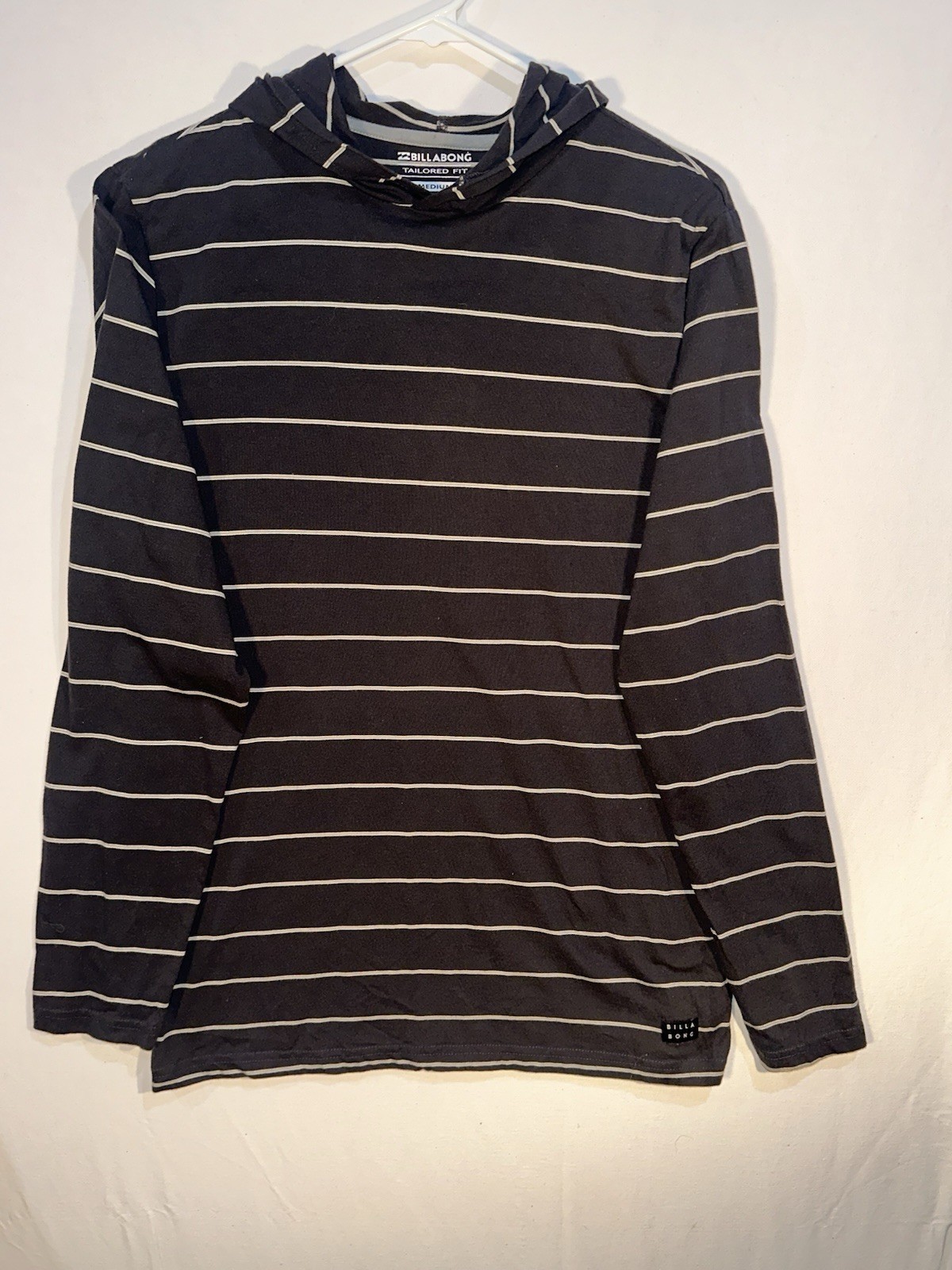Billabong Hoodie Long Sleeve Shirt Tailored Fit Men’s Medium 60% Cotton 40% Poly