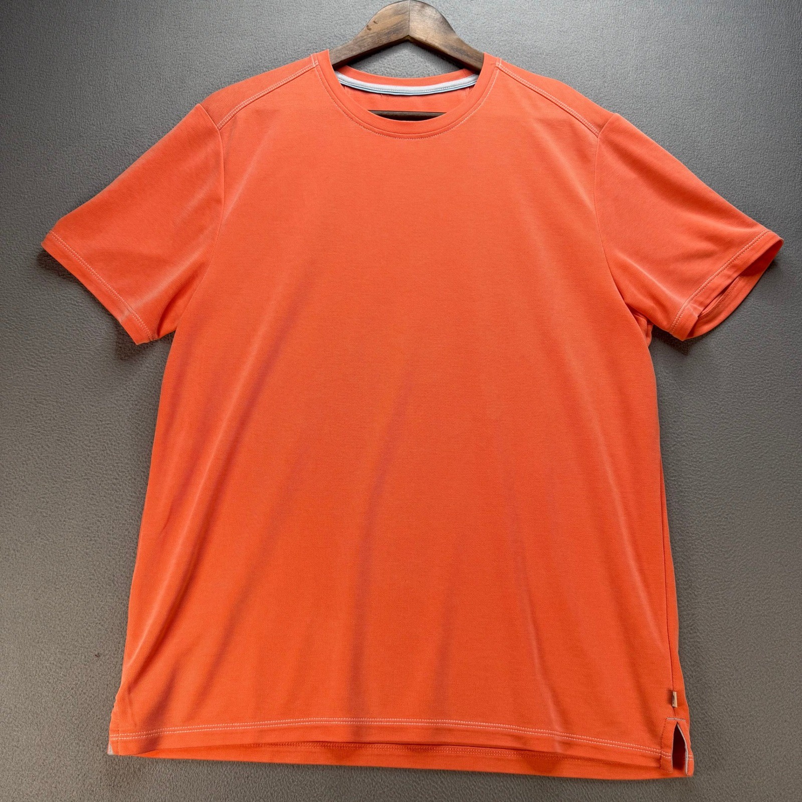 Tommy Bahama T-Shirt Bali Skyline Regular Fit Medium Orange Short Sleeve Tencel