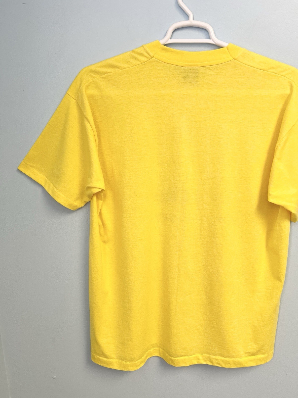 Vintage 90s Rodeo T-Shirt Yellow XL Fruit of the Loom Best USA Made Bull