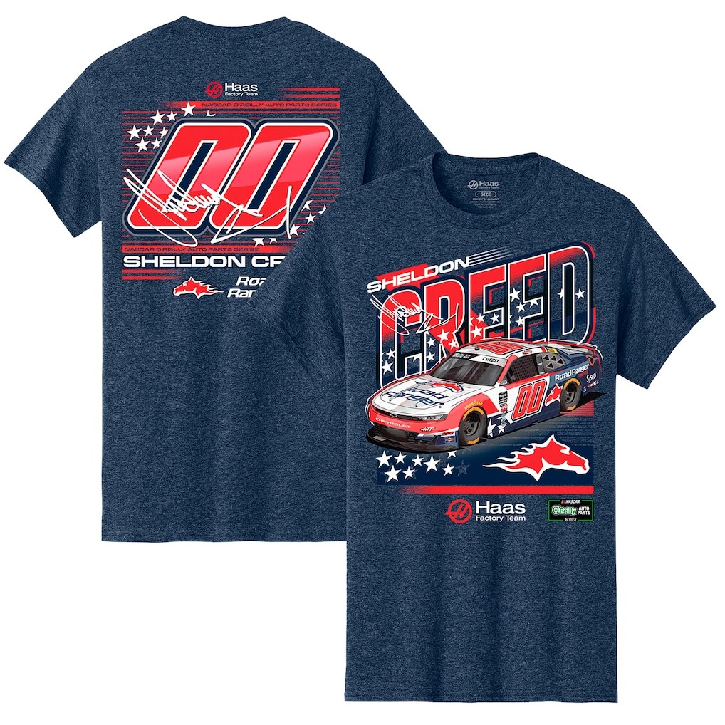 Sheldon Creed Road Ranger Racing T Shirt Haas Factory Team NASCAR Tee