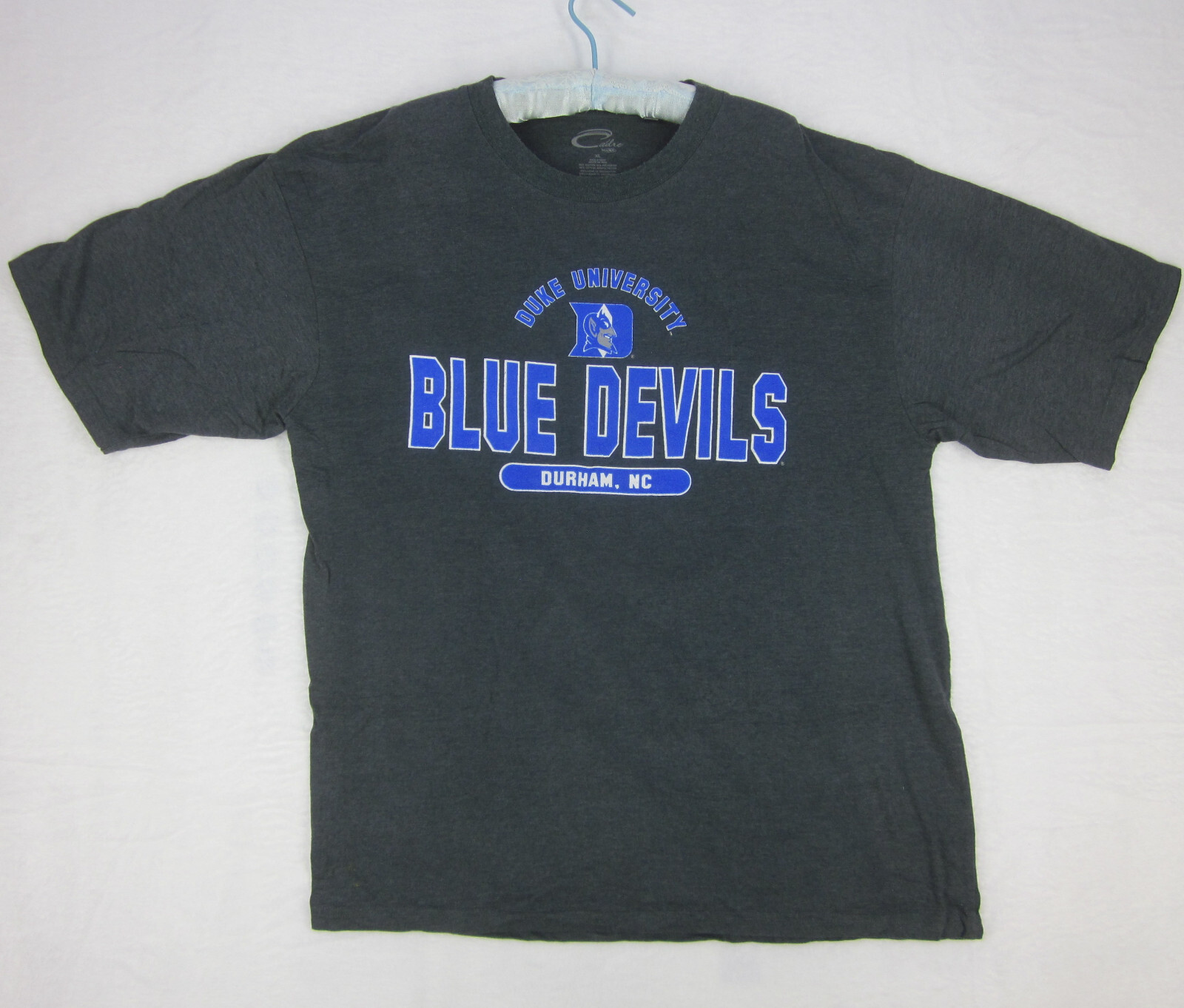 Duke University Mens T-Shirt (XL) Blue Devils Durham NC Cotton Blend Collegiate