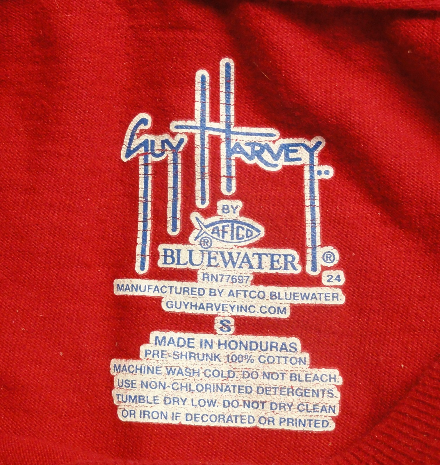 GUY HARVEY Awesome RED Long Sleeve Tee Shirt Small – SAILFISH & More – LOOK