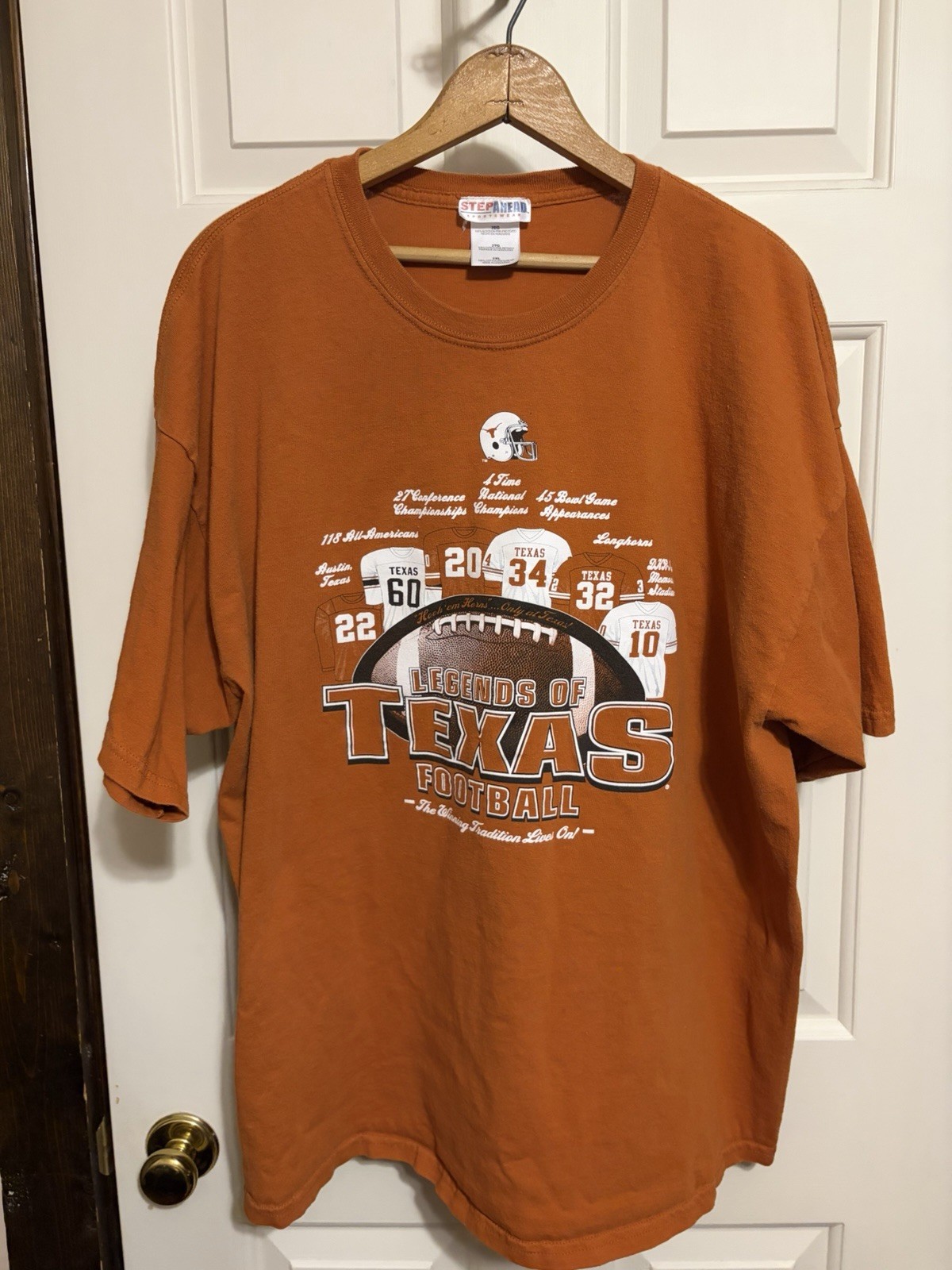 University of Texas Football Legend of Texas Football Men’s Size 2XL T-Shirt