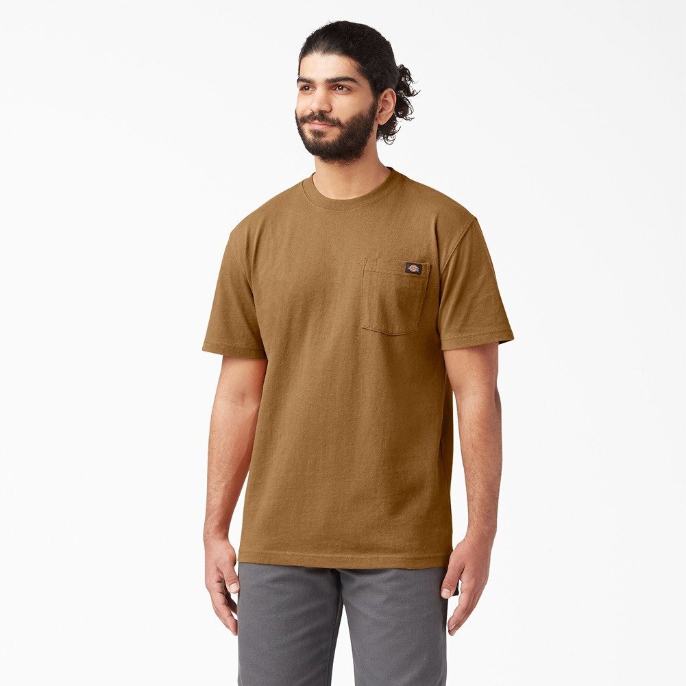 Dickies Men’s T-Shirt Short Sleeve Heavyweight Pocket Relaxed Fit T-Shirt
