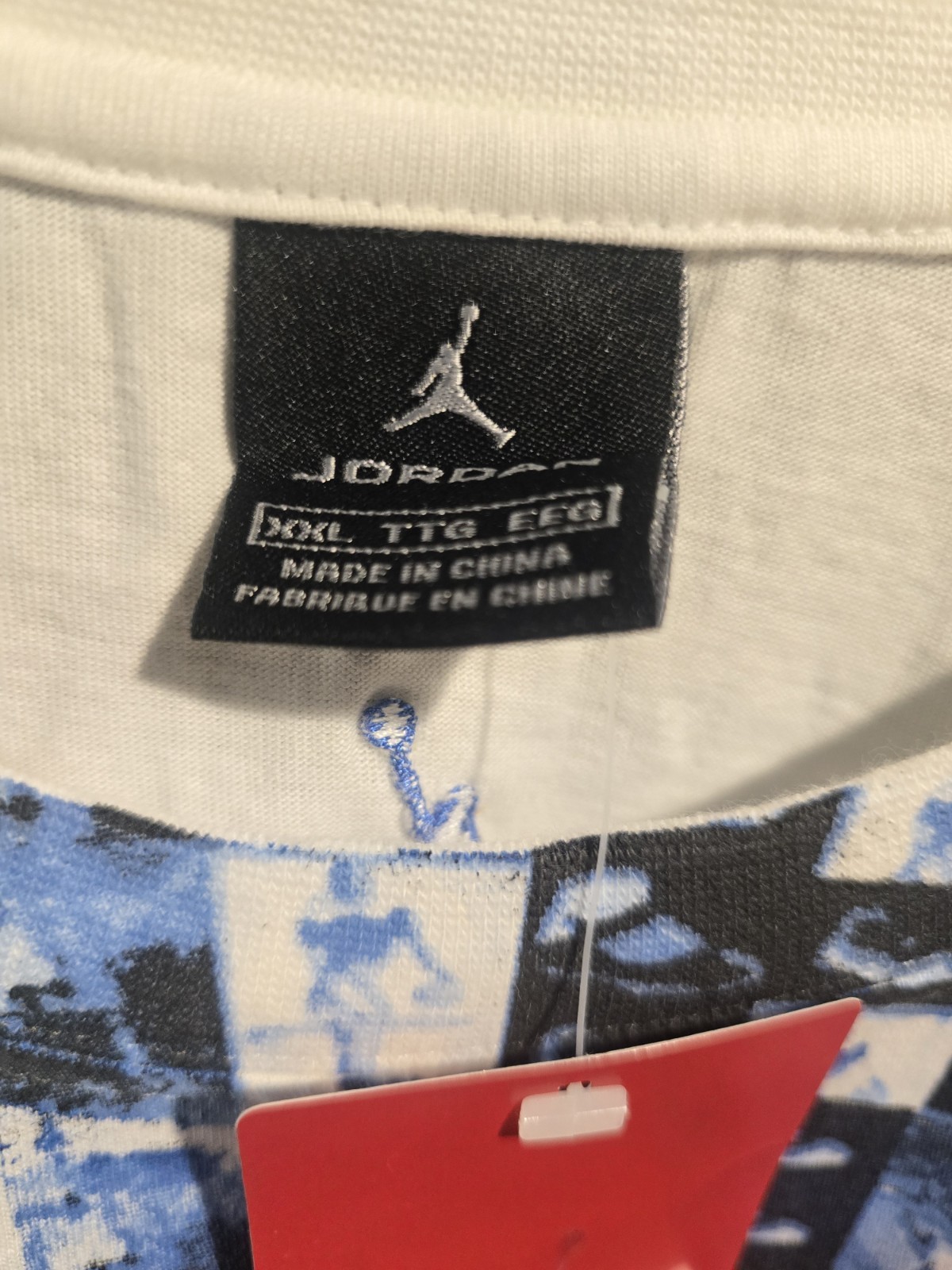 Vintage Air Jordan Face Photo Montage Tee Shirt 2XL New With Tags 2000s Grailed)