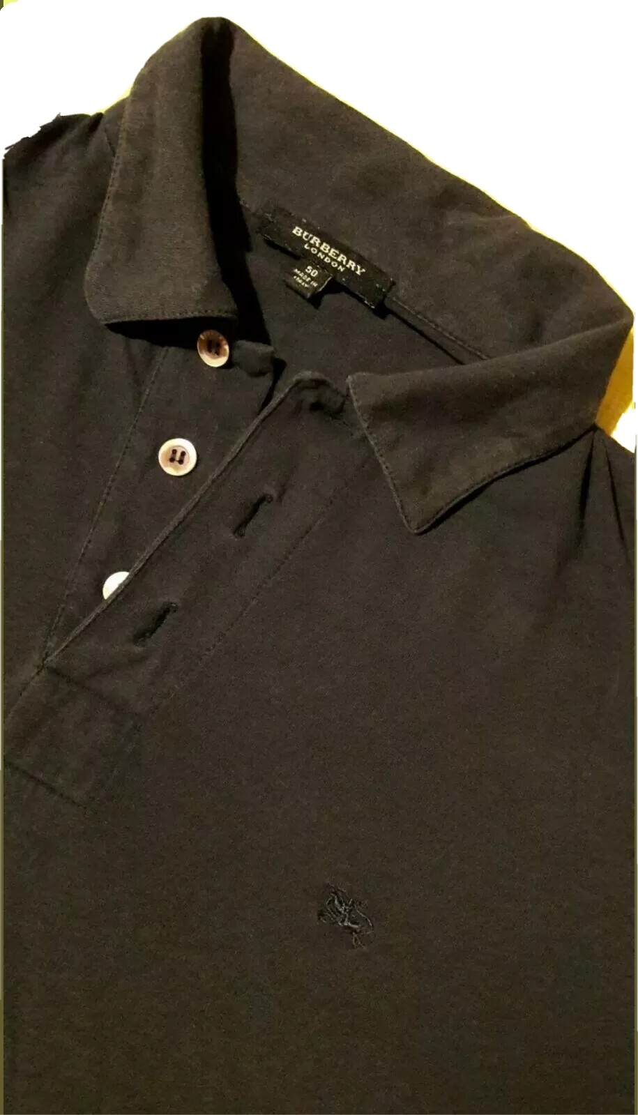 3 Polos ☆ BAD ☆ BURBERRY ☆ ZEGNA ☆ Precious Short Sleeve Polo Shirt